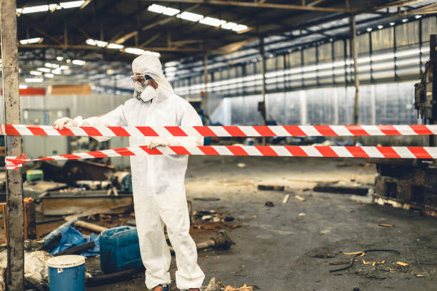 Professional Drug Lab Cleanup technician working in San Anselmo, CA